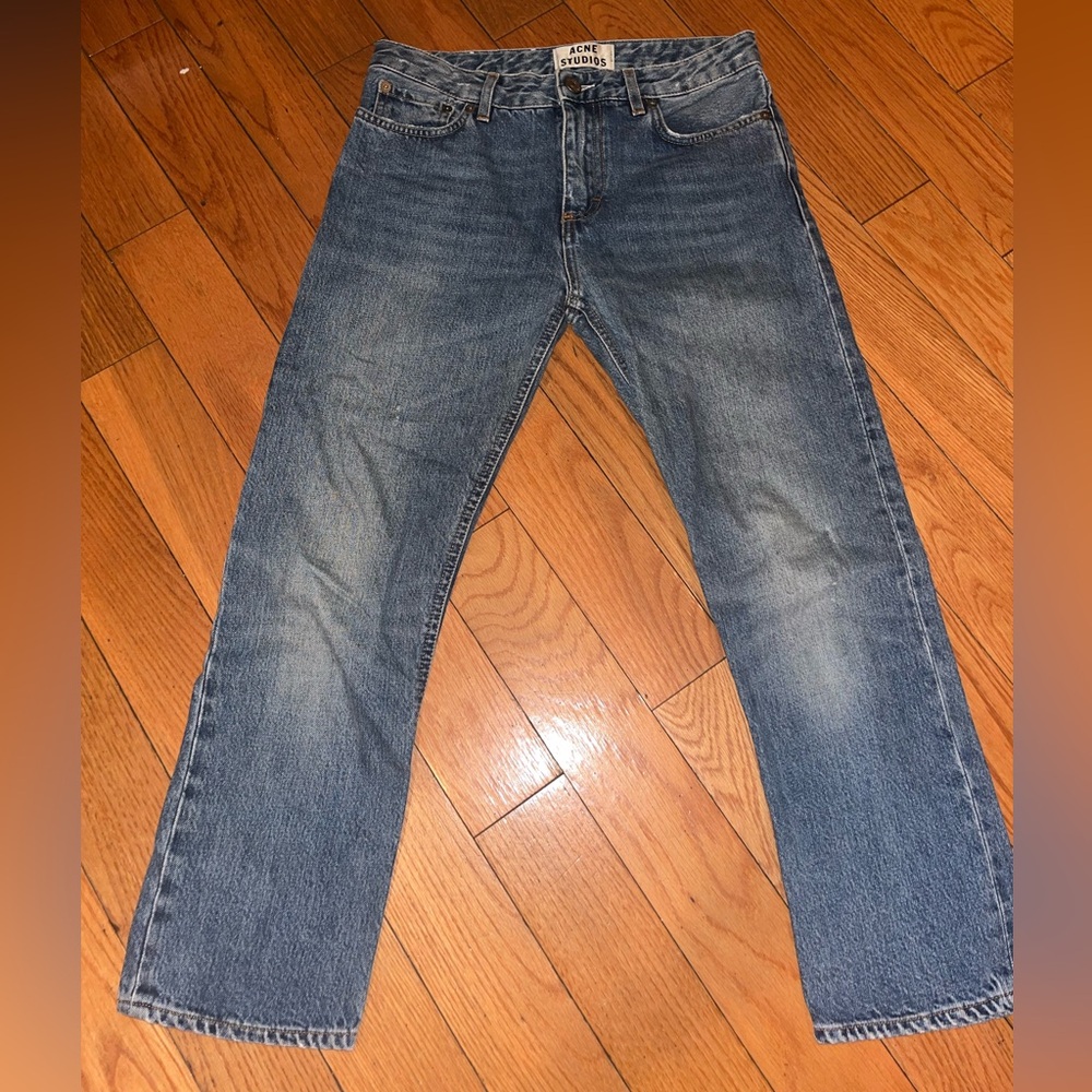 Acne Studios Pop Betty Cropped Boyfriend Jean